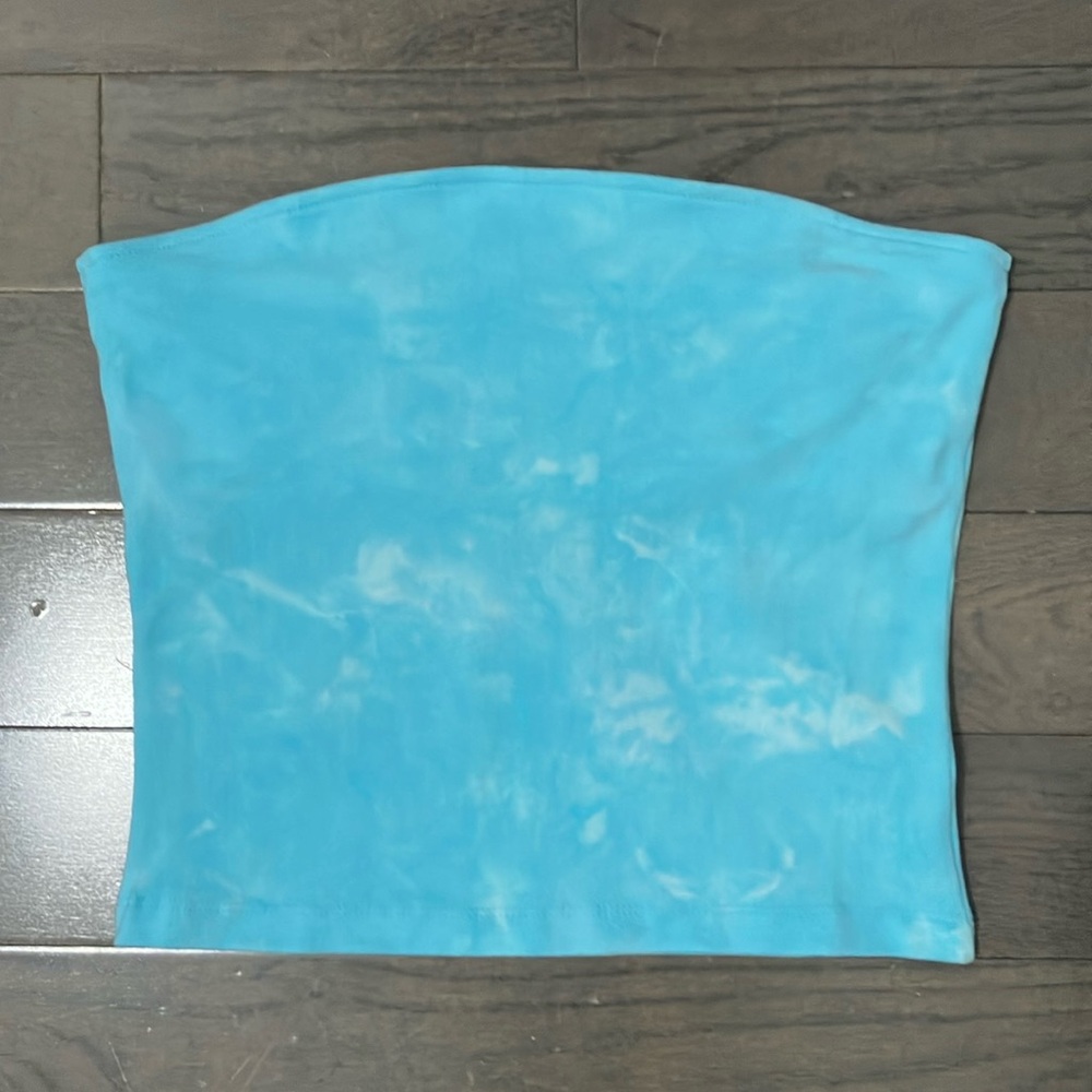 Y2K Vintage Moda International Tie-Dyed Tube Top Size S